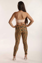 Load image into Gallery viewer, Yellow Signal Light Painting 2 Bandeau Top
